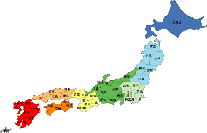 日本地図 都道府県 の暗記 まさか綿棒